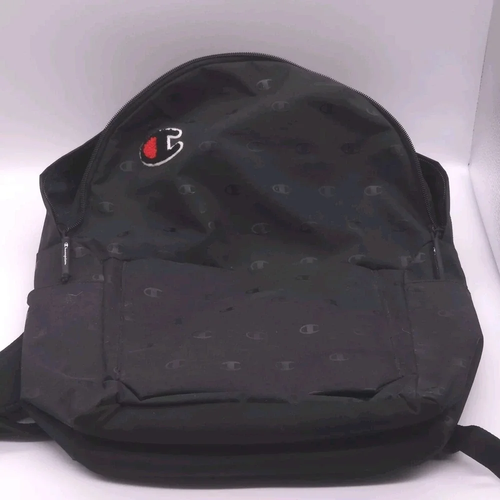 Adult Champion Mochila Backpack - Black Standard Size Excellent Used Condition